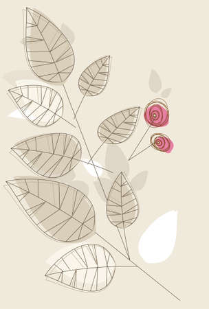 floral backgroundのイラスト素材