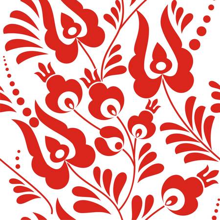 Folk ornament patternのイラスト素材
