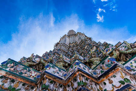 pagoda of arun templeの写真素材