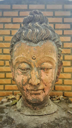 Head of Buddha statueの写真素材
