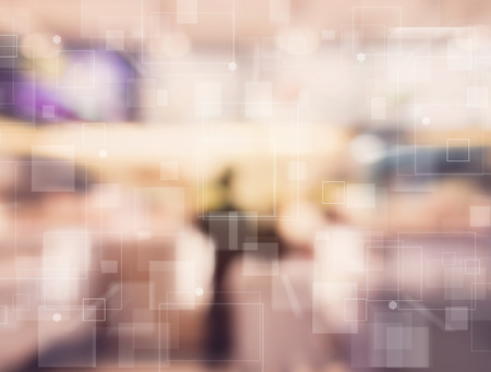 Abstract blurred office interior space background - Business conceptの写真素材