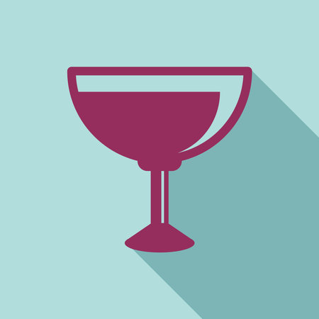 wine glass icon design vector templateのイラスト素材
