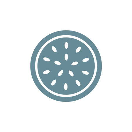 watermelon icon design vector templateのイラスト素材