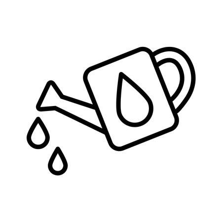 watering can icon design vector templateのイラスト素材