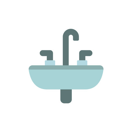 wastafel icon design vector templateのイラスト素材