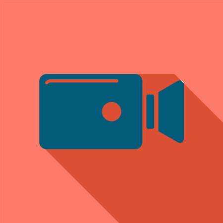 video camera icon design vector templateのイラスト素材