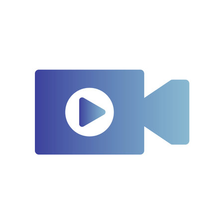video camera icon design vector templateのイラスト素材
