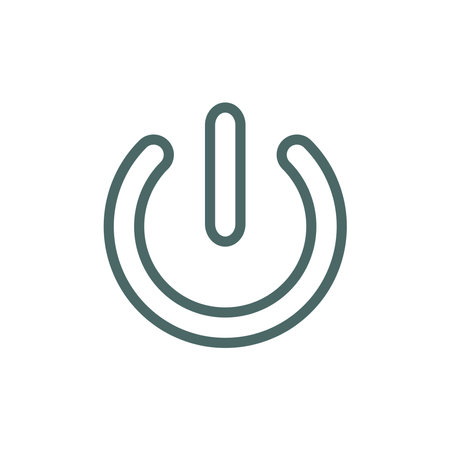turn off icon design vector template