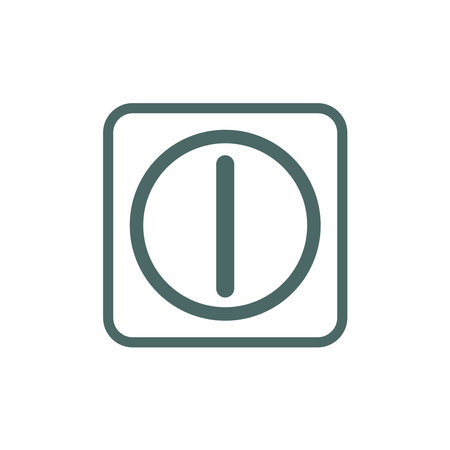 turn off icon design vector templateのイラスト素材