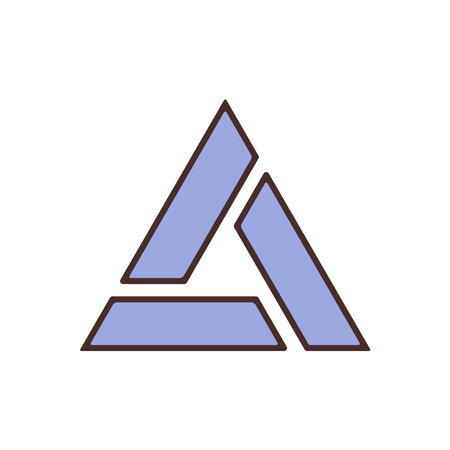 trinity icon design vector template