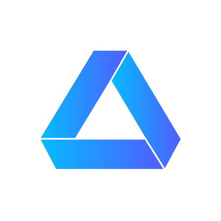trinity icon design vector templateのイラスト素材