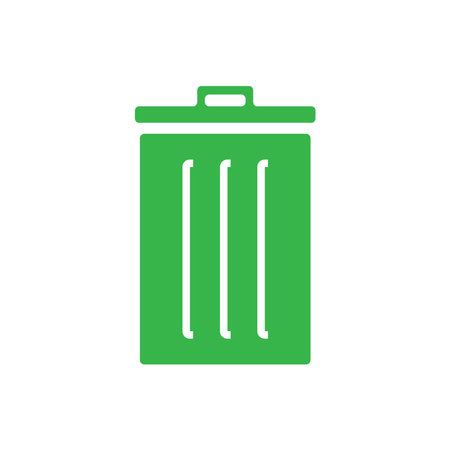 trash icon design vector templateのイラスト素材