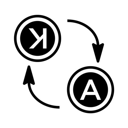 translation icon design vector templateのイラスト素材