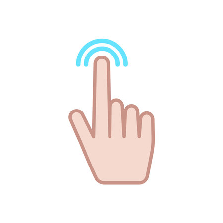 touch icon design vector templateのイラスト素材