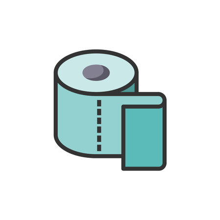 tissue roll icon design vectorのイラスト素材