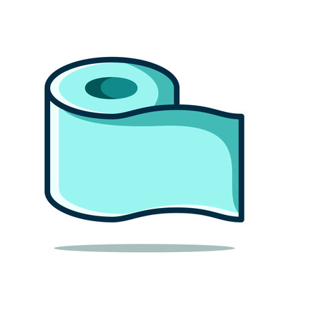 tissue roll icon design vectorのイラスト素材