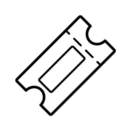 ticket icon design vector templateのイラスト素材