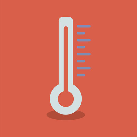 thermometer icon design vector templateのイラスト素材