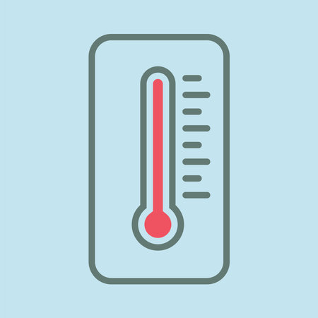 thermometer icon design vector template