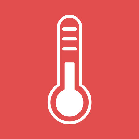 thermometer icon design vector templateのイラスト素材