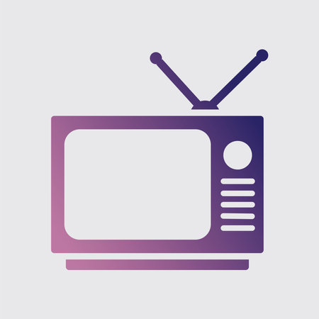 television icon design vector templateのイラスト素材