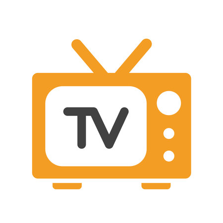 television icon design vector templateのイラスト素材