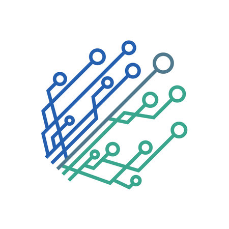 technology icon design vector templateのイラスト素材