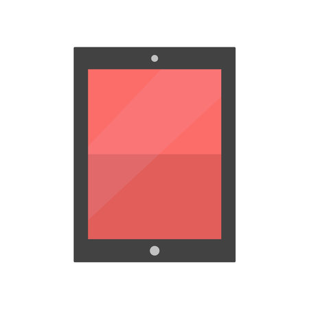 tablet icon design vector templateのイラスト素材