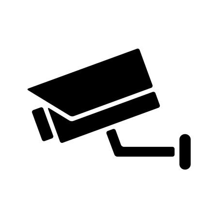 surveillance camera icon vector template
