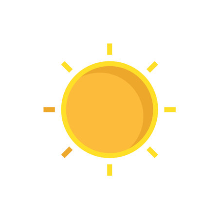 sunny icon design vector templateのイラスト素材