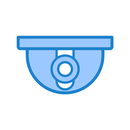 surveillance camera icon design vector template
