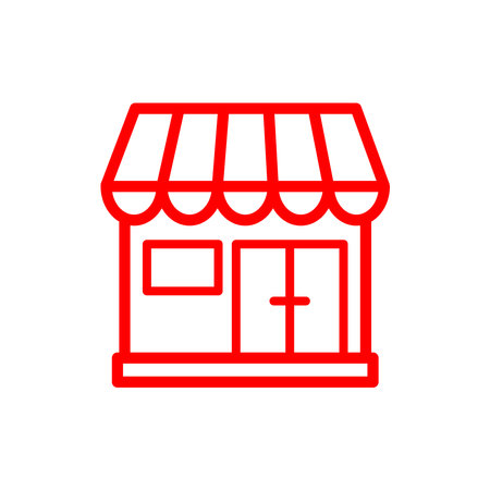 store icon design vector templateのイラスト素材