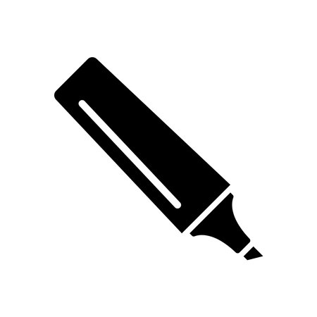 highlighter icon design vector templateのイラスト素材