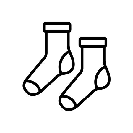 socks icon design vector templateのイラスト素材