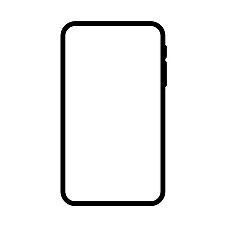 smart phone icon design vector templateのイラスト素材