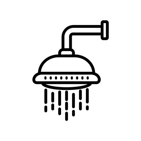 shower icon design vector templateのイラスト素材