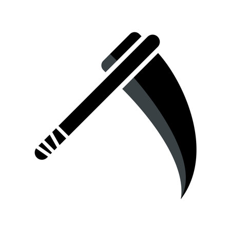 scythe icon design vector templateのイラスト素材