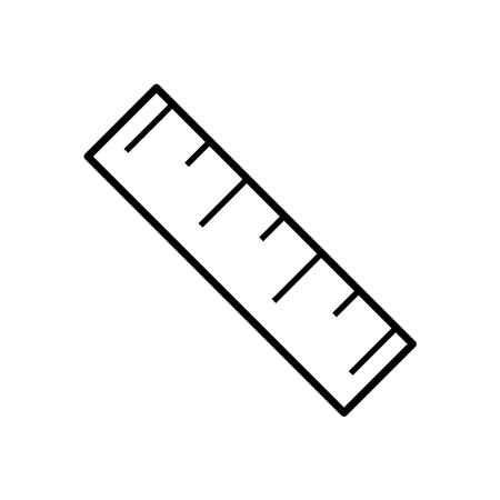 ruler icon design vector templateのイラスト素材