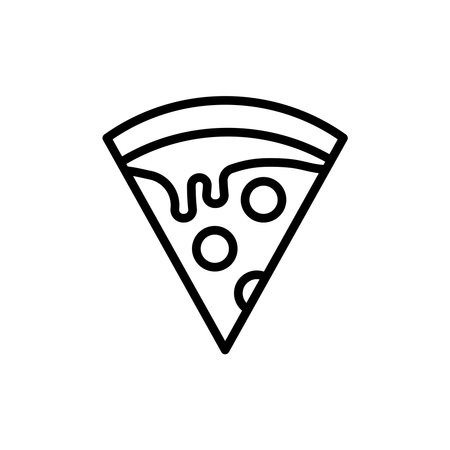 pizza icon design vector templateのイラスト素材