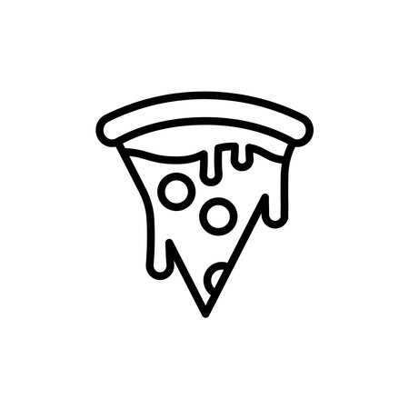 pizza icon design vector templateのイラスト素材