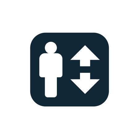 lift icon design vector template simple and modern