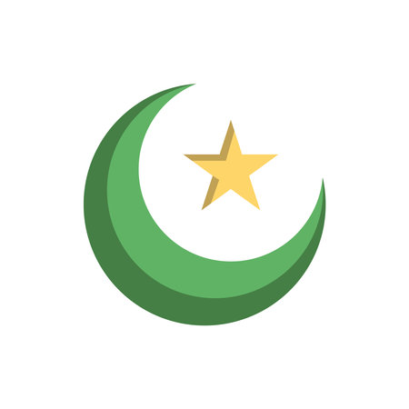 islamic culture symbols icon design vector templateのイラスト素材