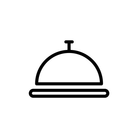 hotel bell lobby icon design vector templateのイラスト素材