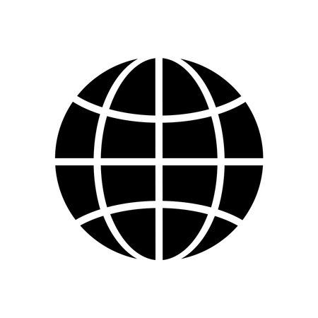 globe icon design vector templateのイラスト素材