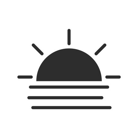 fog day icon design vector templateのイラスト素材