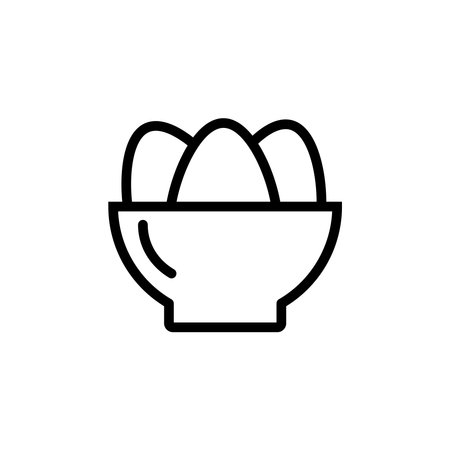 easter day eggs icon design vector templateのイラスト素材