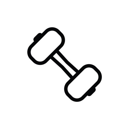 dumbbell icon design vector templateのイラスト素材