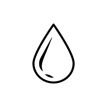 drops water icon design vector templateのイラスト素材