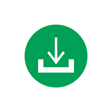 download icon design vector templateのイラスト素材