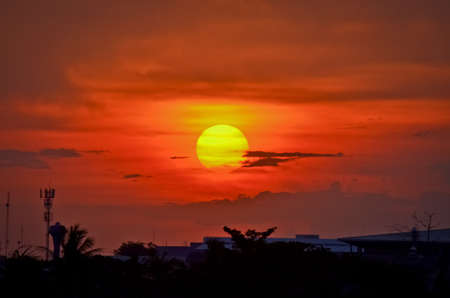 SUNSETの写真素材